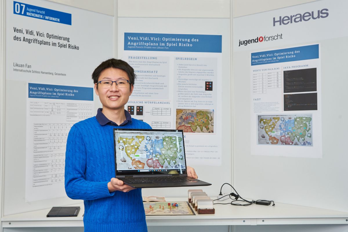 Likuan Fan von der Internatsschule Schloss Hansenberg