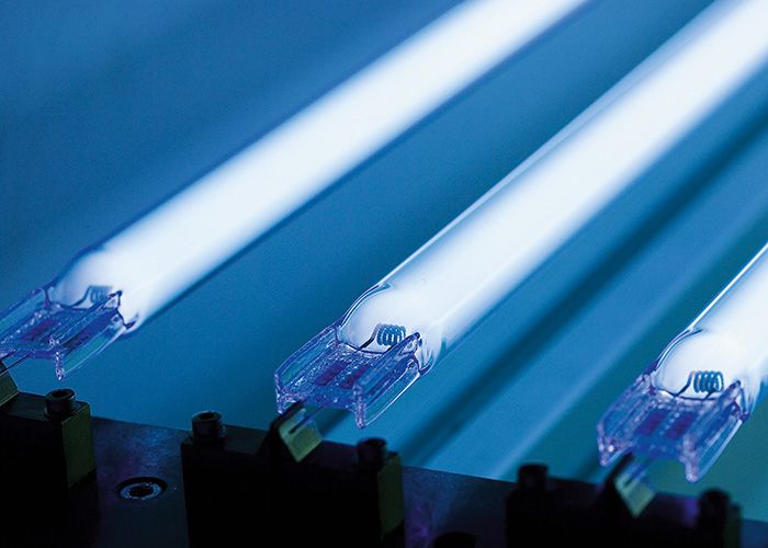 Drei UV Entkeimungsstrahler
