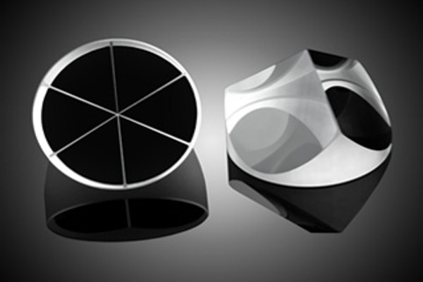 Laser reflector made of Heraeus quartz glass measures the distance between the earth and the moon