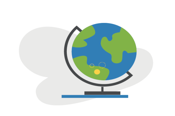 Illustration global reach and perspective at Heraeus