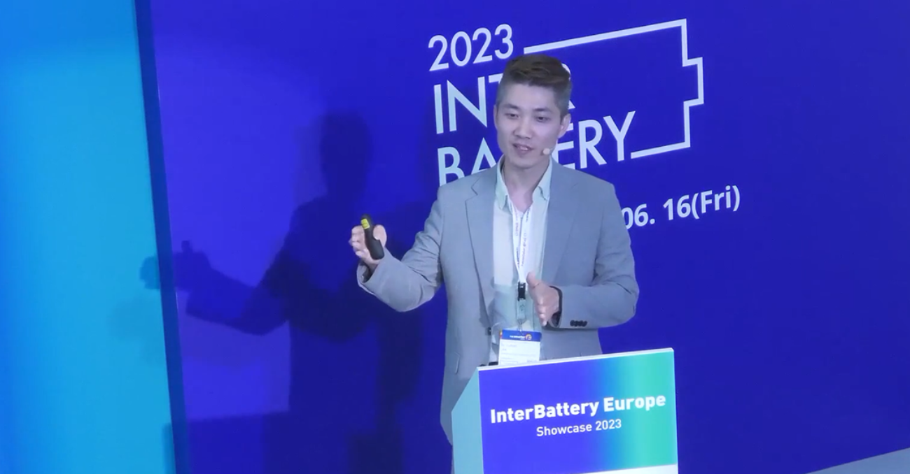 Dr. Juhan Lee as speaker on the InterBattery Europe 2023