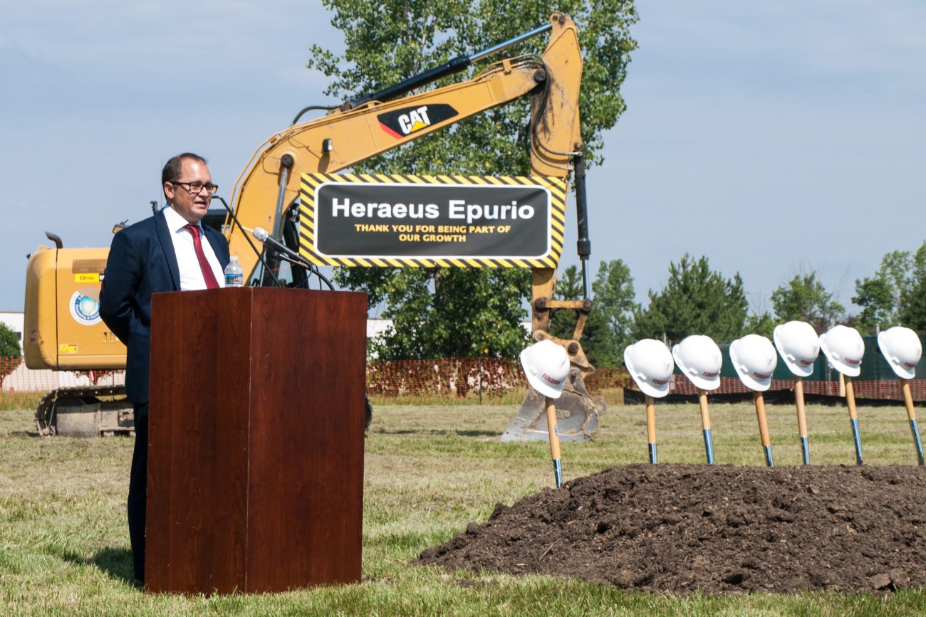 Heraeus Epurio North America General Manager Neil Thiesing called the long-planned expansion both ‘timely and strategic’.