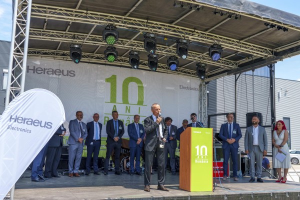 Heraeus Electronics Marks 10 years of success in Romania