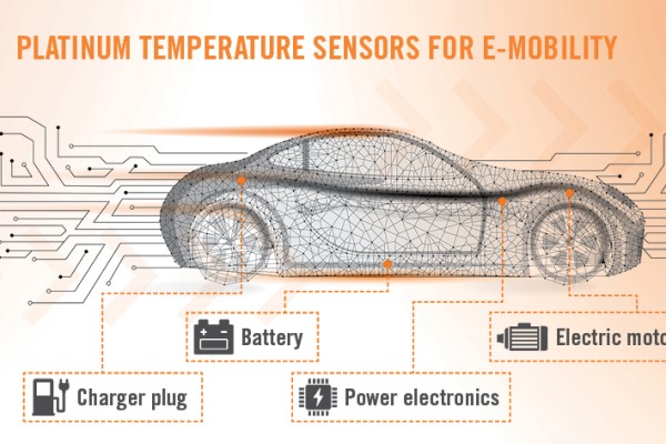 電気自動車における白金温度センサのアプリケーションエリアとアドバンテージ