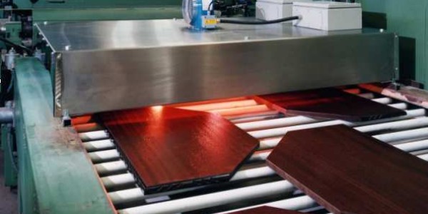 Infrared heat for wood, furniture and MDF processing