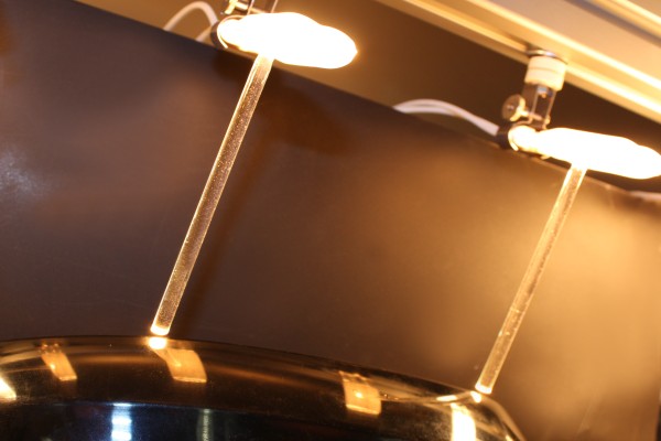 Infrared spotlight emitters for targeted riveting
