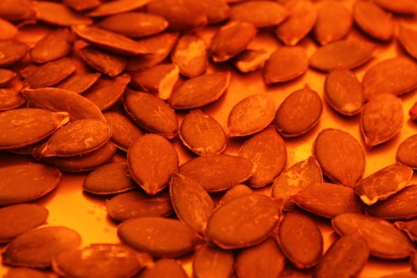 Infrared heat for the germ reduction of pumpkin seed