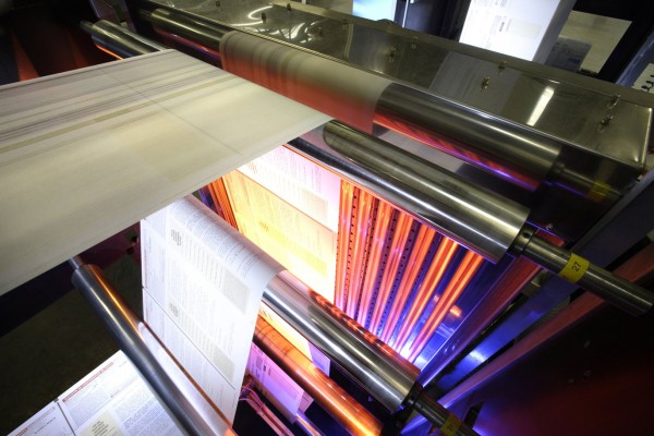 印刷用インキ乾燥プロセスでの赤外線の応用