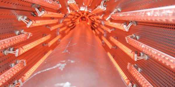 Infrarot-Wärme für die Herstellung von Rohrleitungen