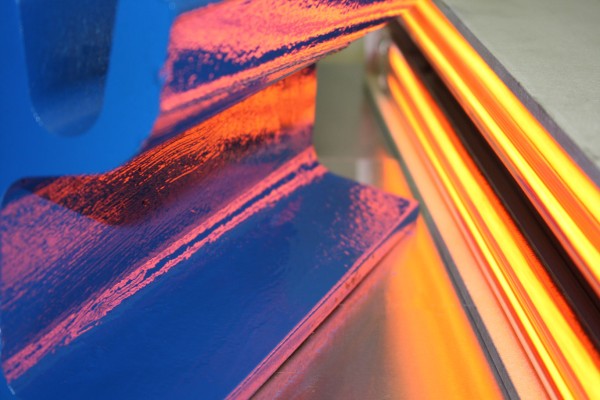 Curing and drying of coatings with UV and infrared heat