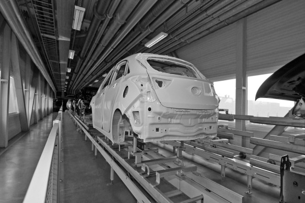 Curing of coatings in the automotive industry