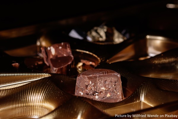 chocolates trays benefit from IR heat