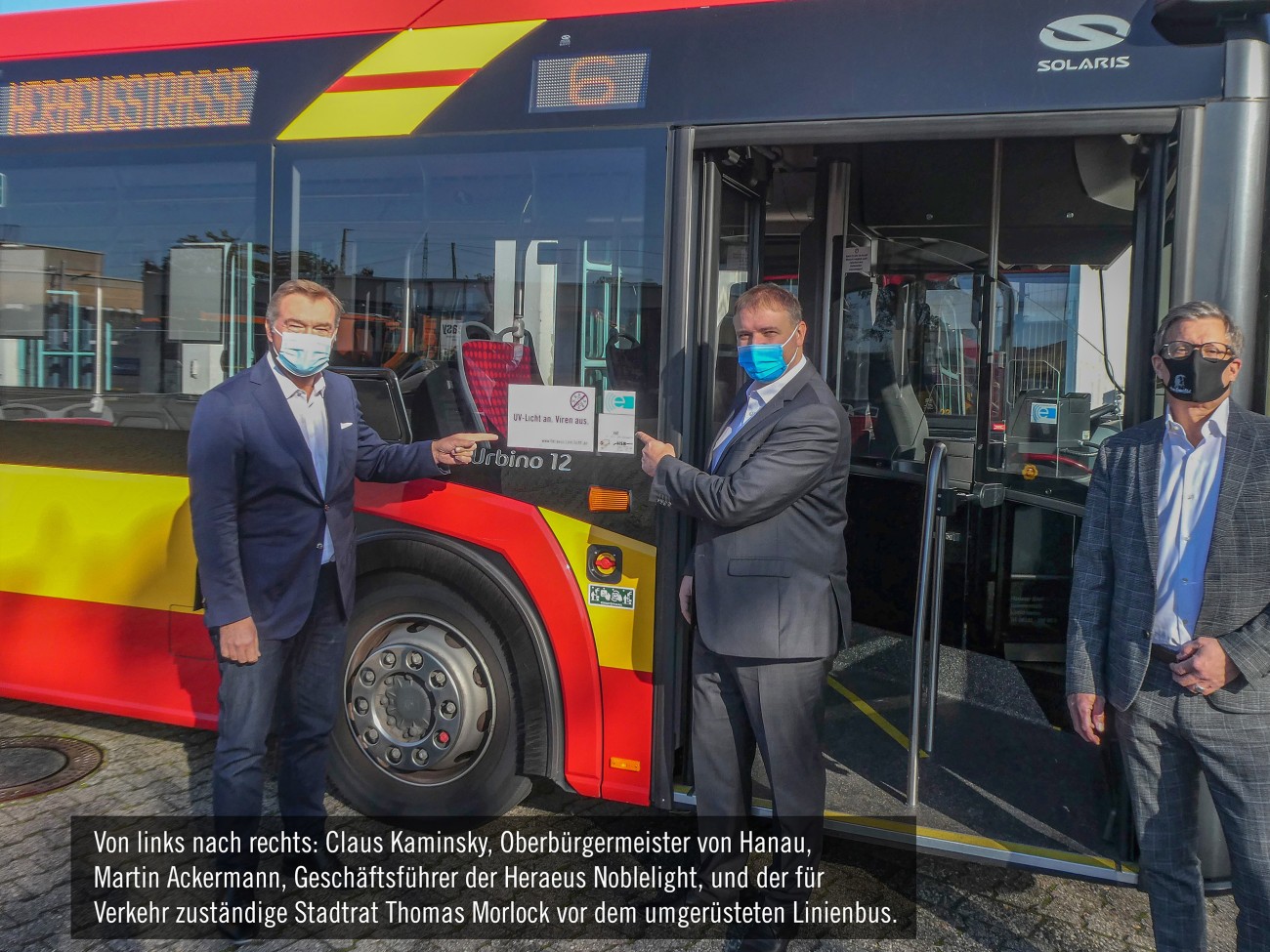 Hanau equips bus fleet with UV air filters