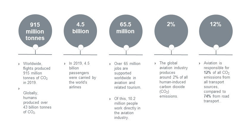 Infographics carbon footprint