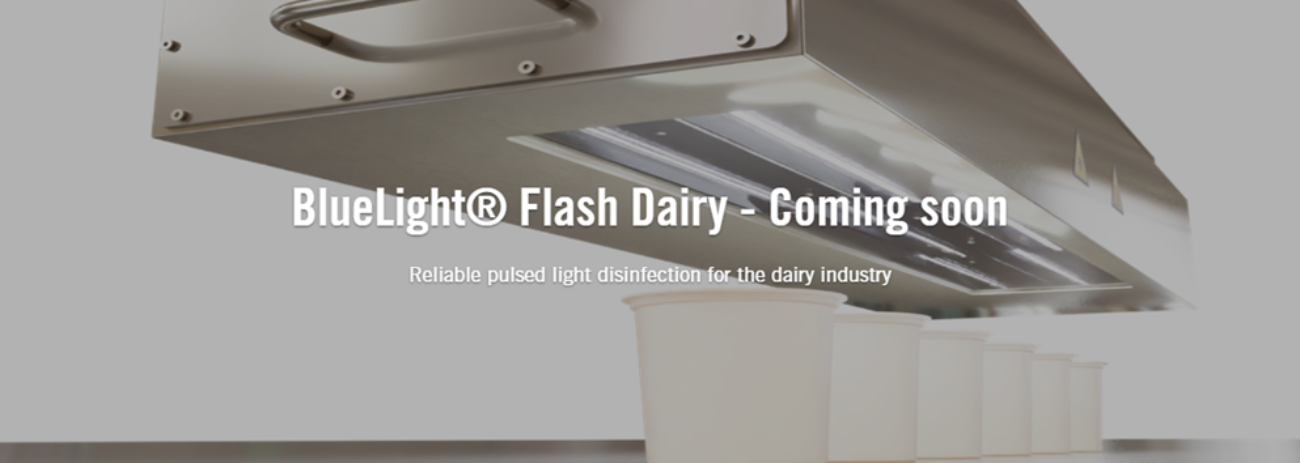 BlueLight® Flash Dairy System - Reliable pulsed light disinfection for the dairy industry