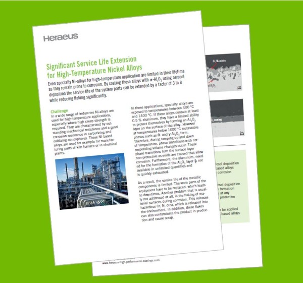 Case Study: Significant Service Life Extension for High-Temperature Nickel Alloys