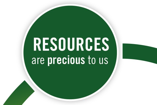 Resources are precious to us
