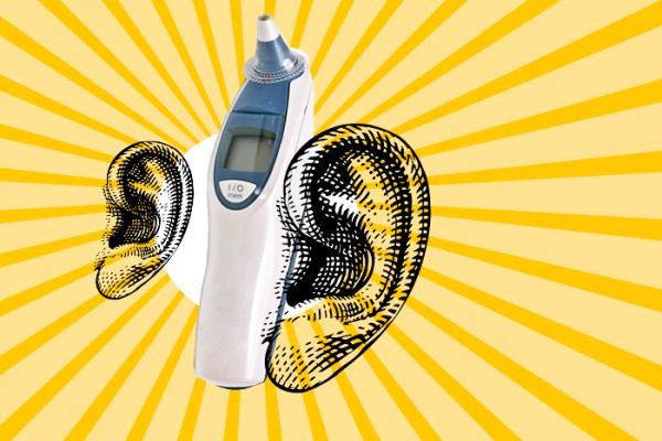 The infrared sensor inside the ear thermometer was originally developed to measure the temperature of stars and planets. 