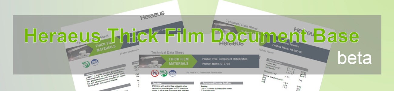 Heraeus Thick Film Document Base