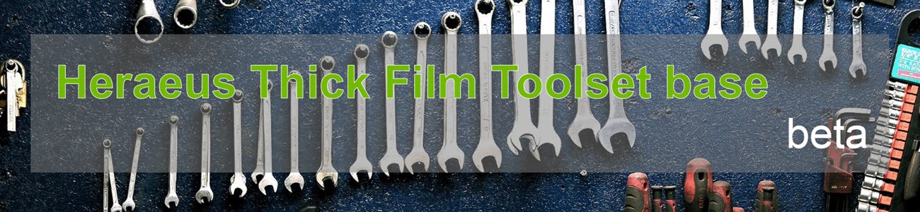 Heraeus Thick Film - Frequently asked Questions